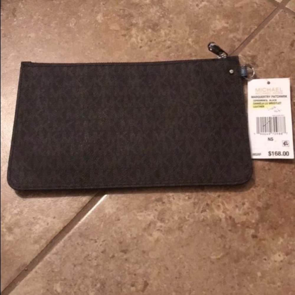 Michael Kors Brown Wristlet